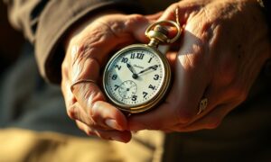 Illustration schématique des gestes manuels représentant le passé (main en arrière), le présent (main centrale) et le futur (main en avant) selon différentes cultures.